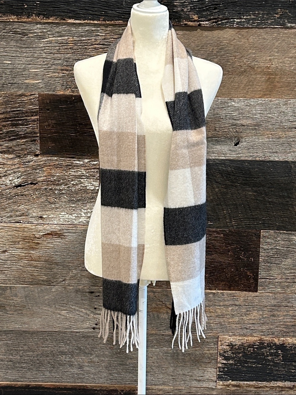 FRAAS (German) Shall Style Cashmere Scarf. 72”X4”